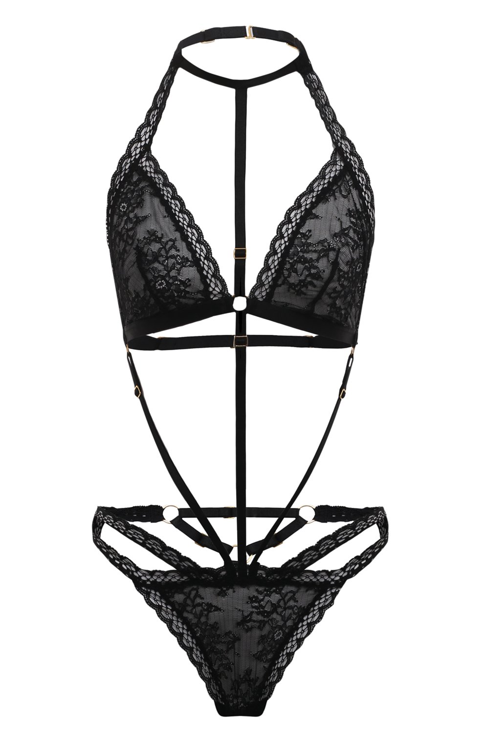 Боди AUBADE черного цвета по цене 15680 руб., арт. P086I-2, фото 1 Боди AUBADE, арт. P086I-2, фото 1