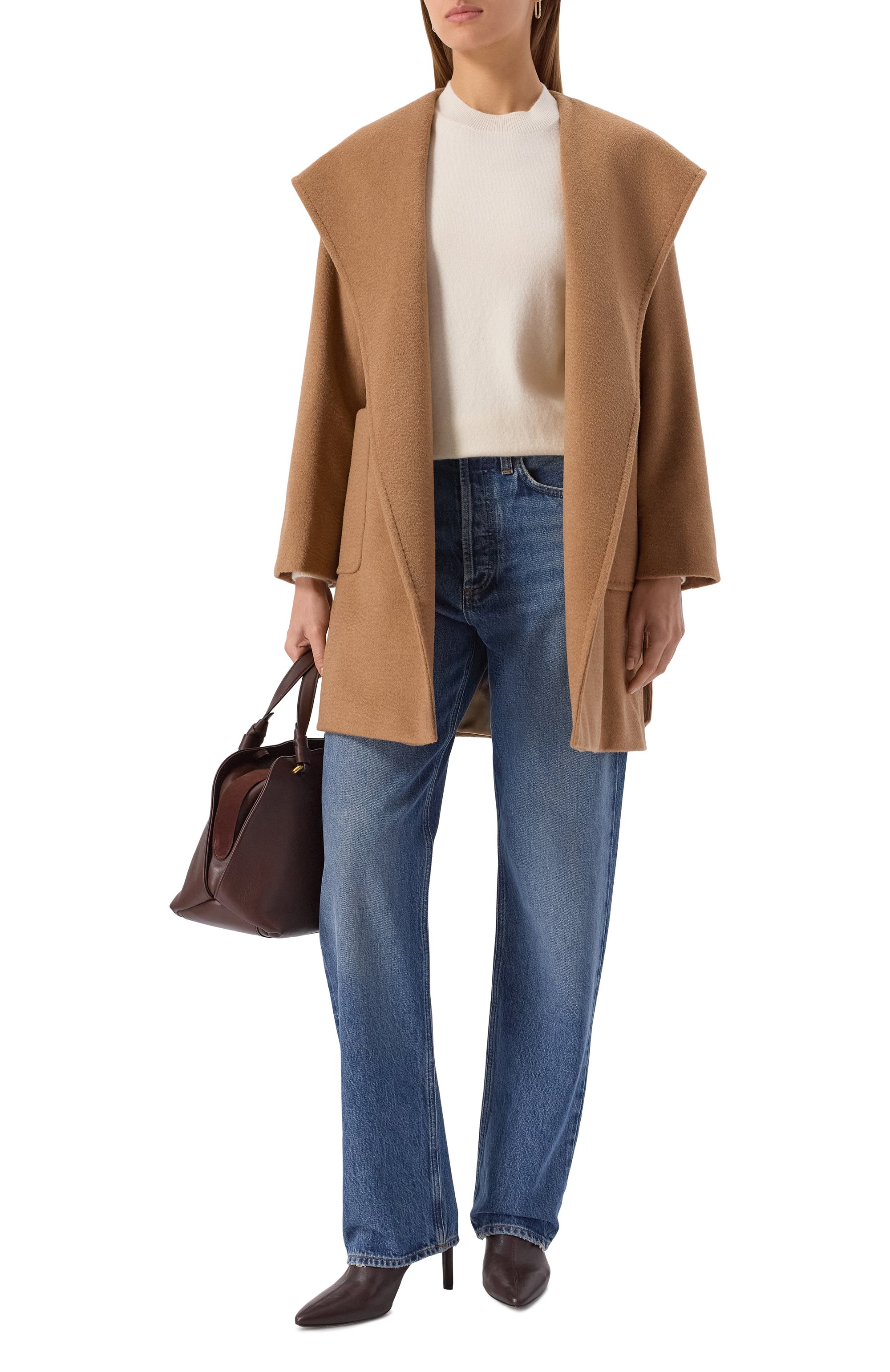 Шерстяное полупальто MAX MARA, арт. RIALT0, фото 2