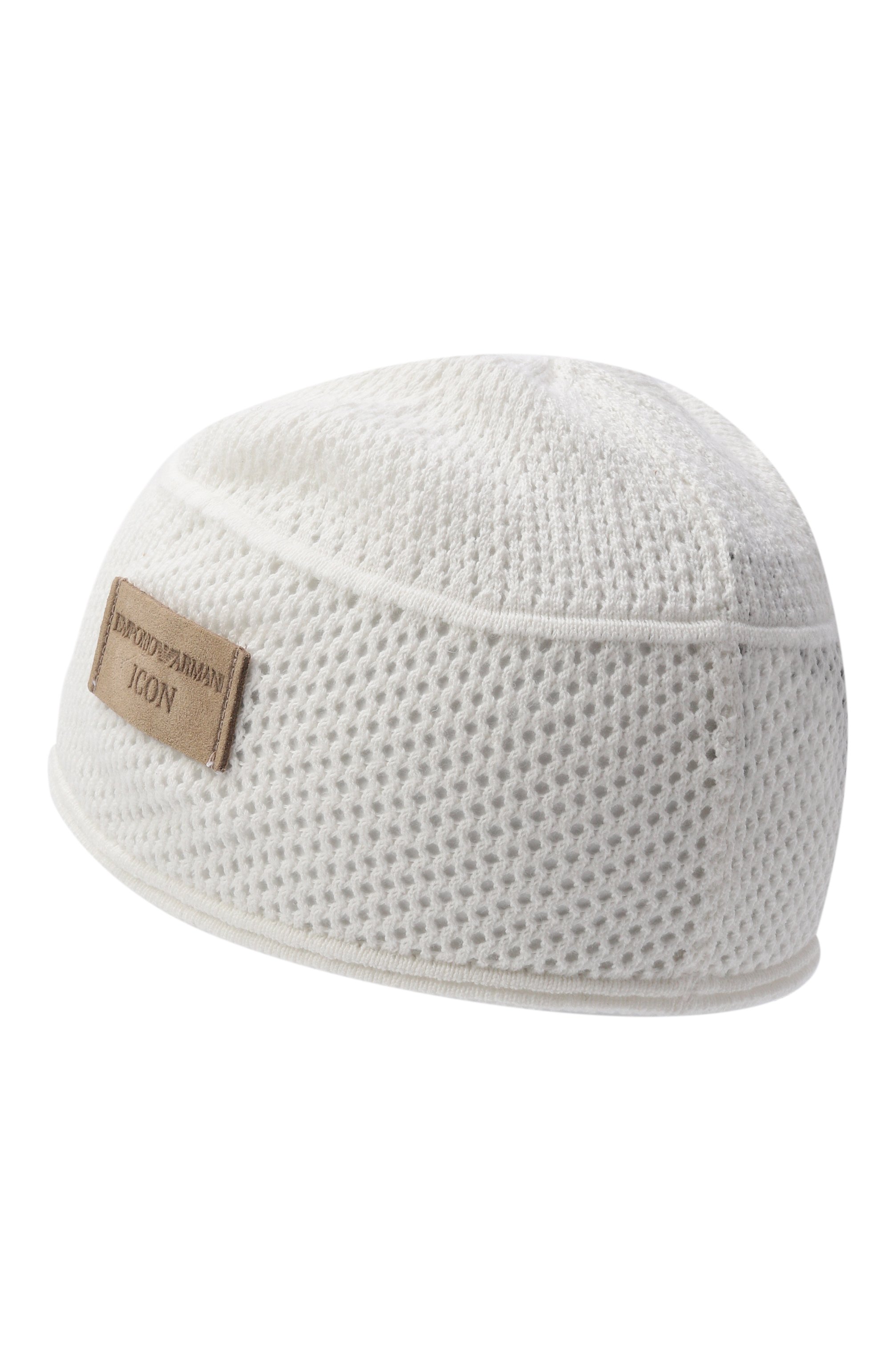 Шапка из хлопка и льна EMPORIO ARMANI, арт. EM005862/AF25742, фото 2