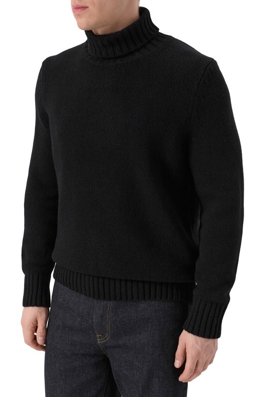 Кашемировый свитер Windsor 13 EC0SI0-TN 10014071/30037952 Чёрный  13 EC0SI0-TN 10014071/30037952 Фото 3