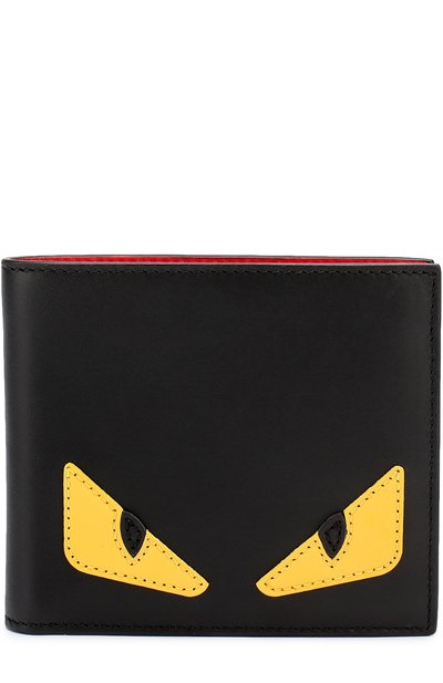 Кожаное портмоне с отделкой bag bugs FENDI, арт. 7M0169/073, фото 1