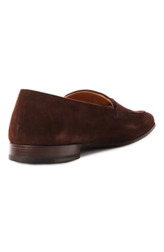 Мужские замшевые лоферы KITON коричневого цвета, арт. USSA271N0119603 | Фото 5 (Материал сплава: Проставлено; Материал внешний: Натуральная кожа, Замша; Нос: Не проставлено; Материал внутренний: Натуральная кожа; Стили: Классический)