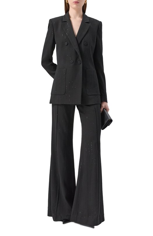 Жакет из вискозы Elie Saab J0137NP25/CD019 Чёрный  J0137NP25/CD019 Фото 2