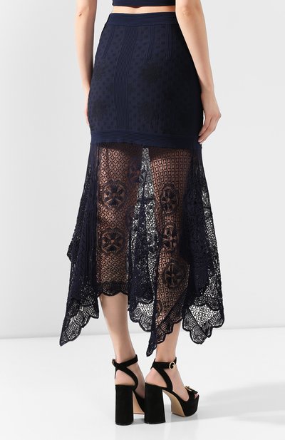 Юбка из вискозы ALEXANDER MCQUEEN, арт. 622719/Q1AN3, фото 4