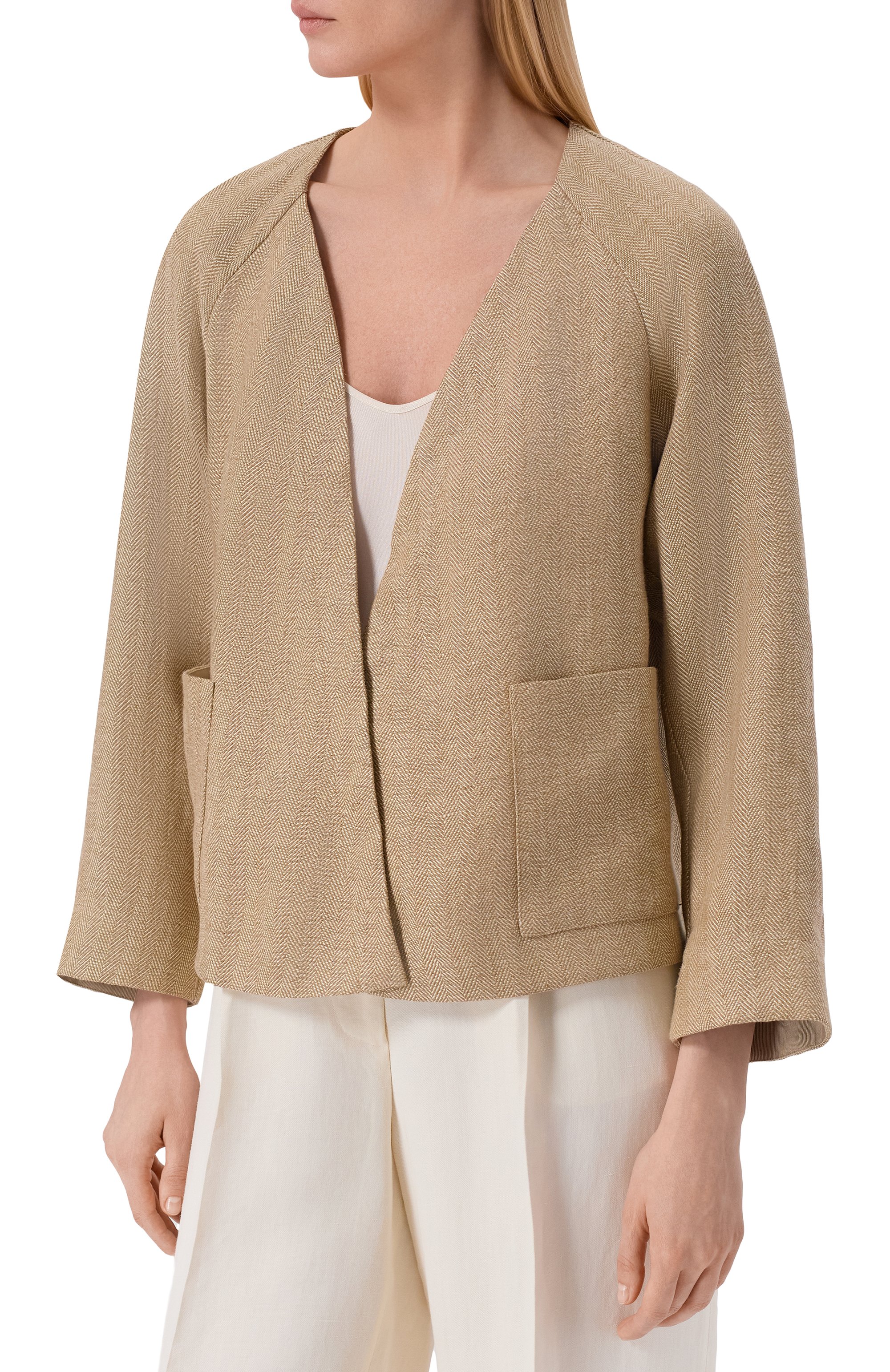 Льняной жакет LORENA ANTONIAZZI, арт. E2623GA20A/5285, фото 3