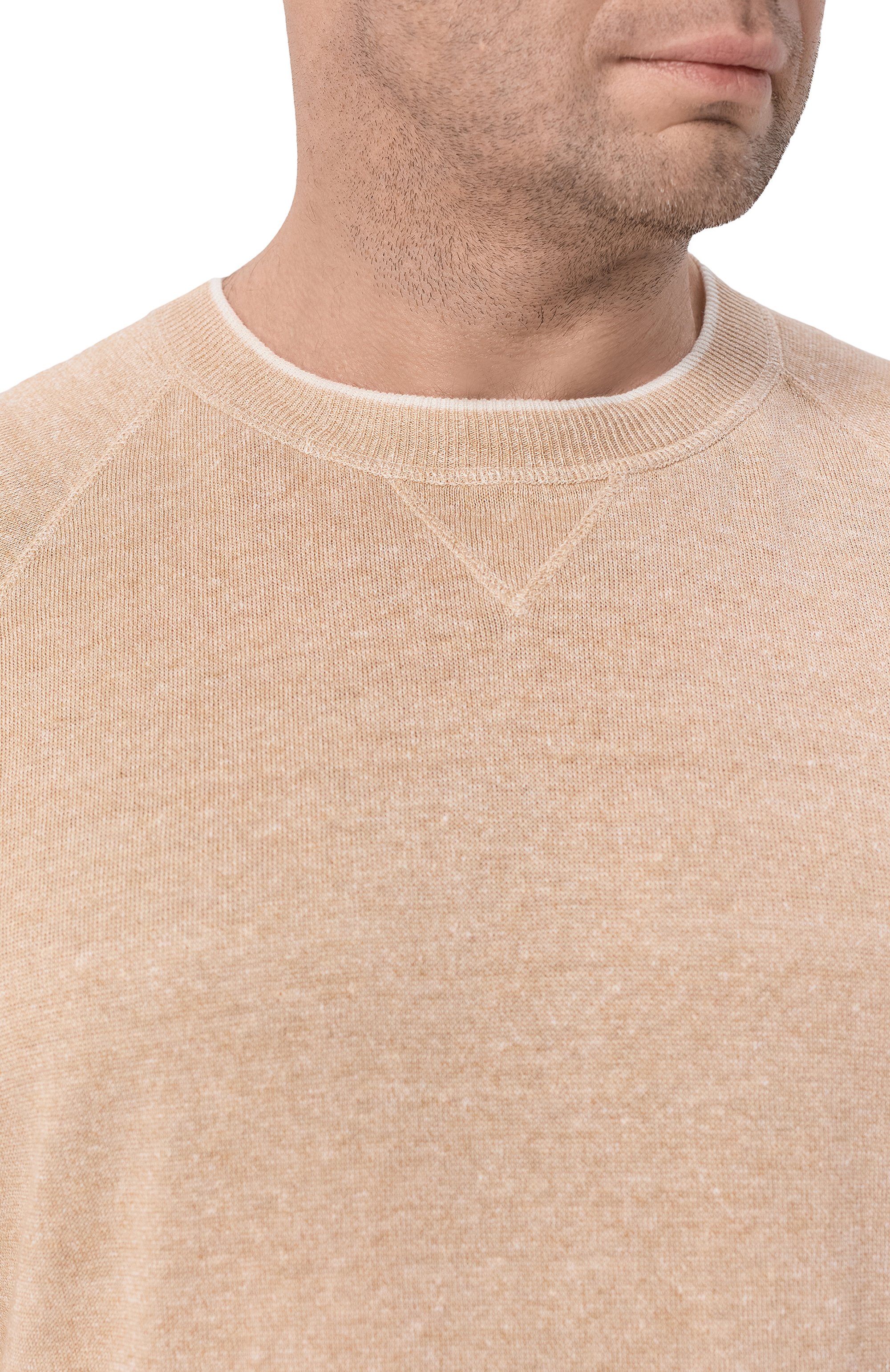 Джемпер изо льна и хлопка KITON, арт. UMK0919, фото 5