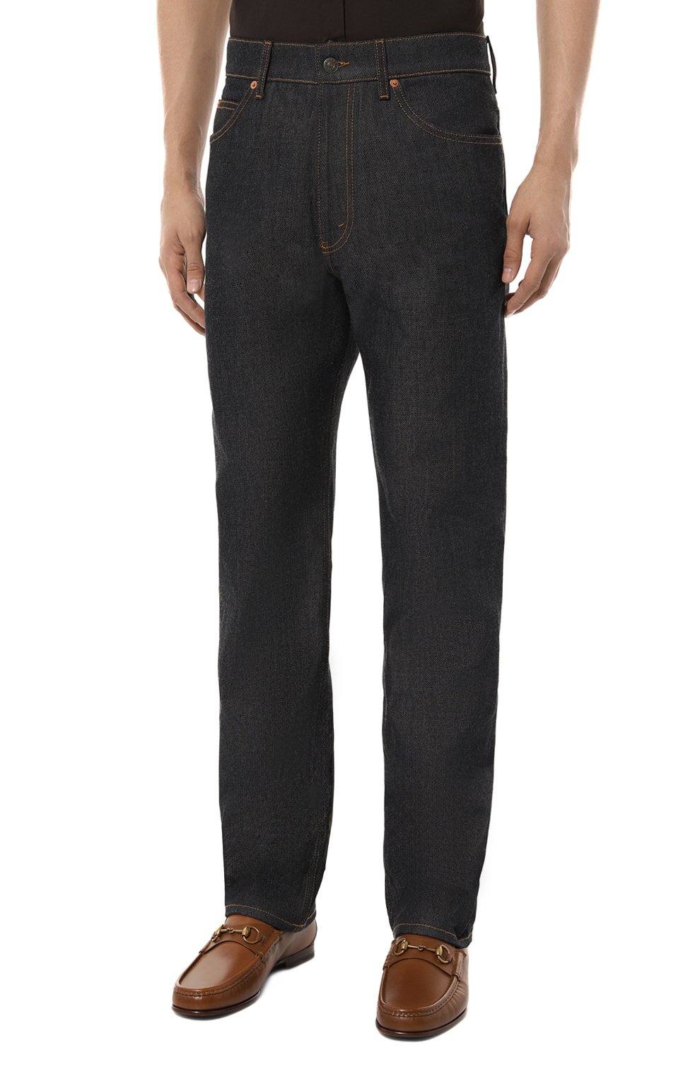 Джинсы GUCCI темно-синего цвета по цене 109000 руб., арт. 700949/XDB1Z, фото 3 Джинсы GUCCI, арт. 700949/XDB1Z, фото 3