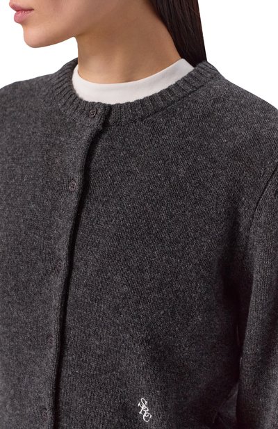Кардиган из кашемира и шерсти SPORTY AND RICH, арт. WS07364302GY11, фото 5