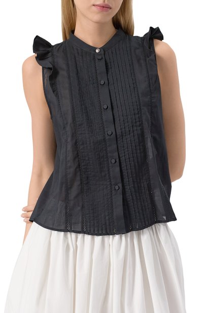 Хлопковый топ BOSS ORANGE, арт. 50540421, фото 3