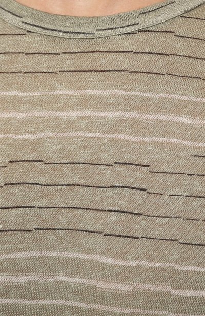 Льняная футболка GIORGIO ARMANI, арт. GM000301/TE11562, фото 5