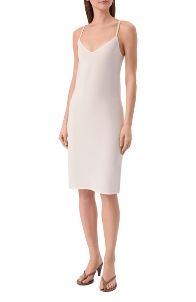 Платье из шерсти и шелка 12 STOREEZ молочного цвета по цене 17000 руб., арт. 137028, фото 3 Платье из шерсти и шелка 12 STOREEZ, арт. 137028, фото 3