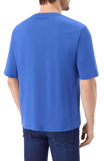 Хлопковая футболка STEFANO RICCI, арт. MNH5103980/LUXT, фото 4