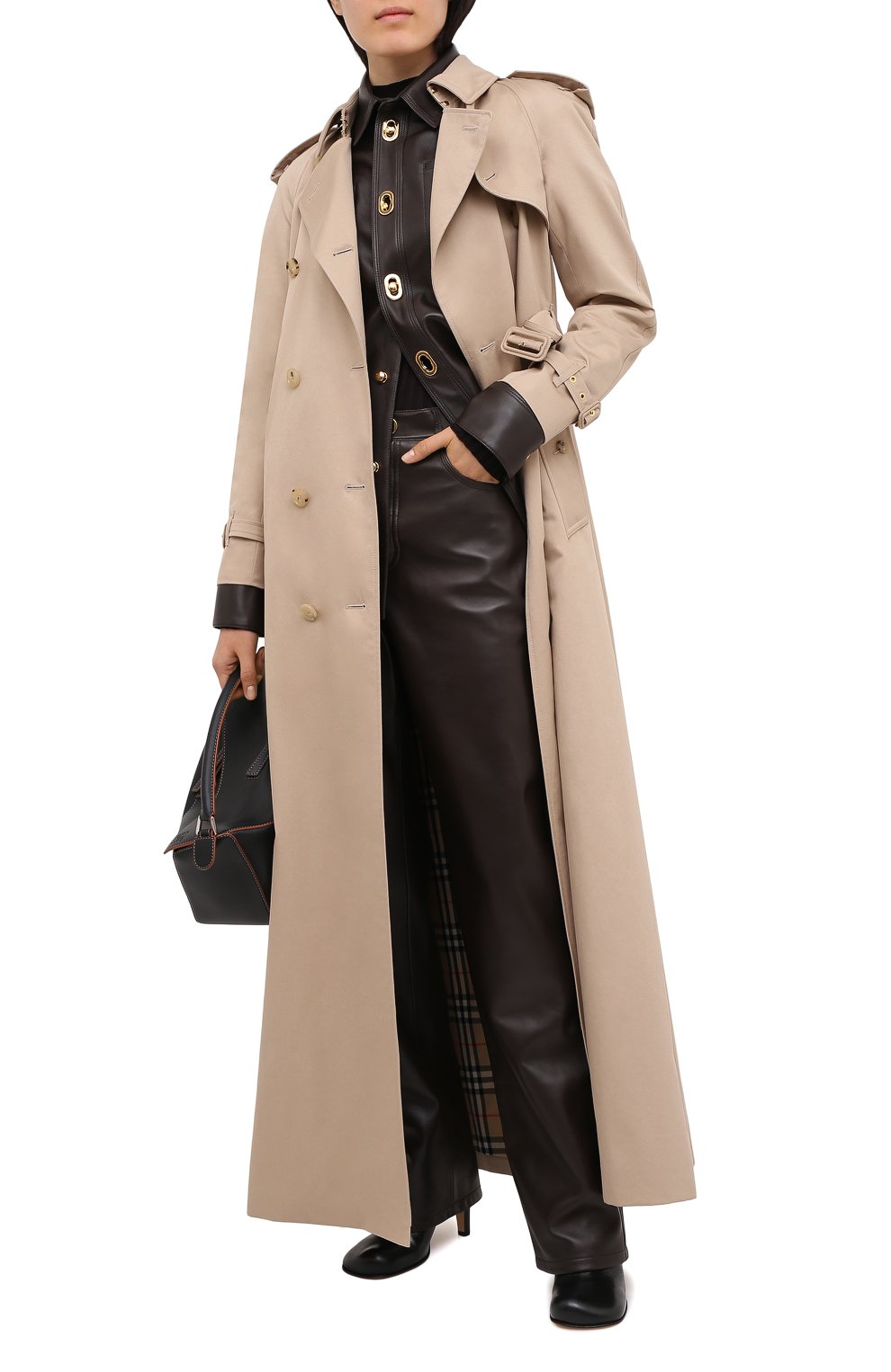 Хлопковый тренч BURBERRY, арт. 4564337, фото 3