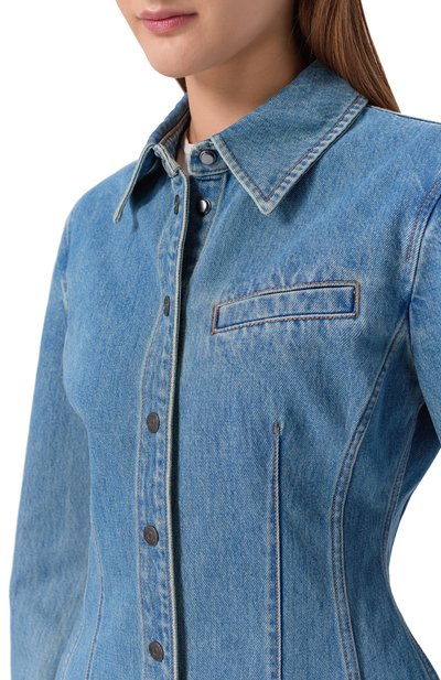 Джинсовая рубашка 12 STOREEZ, арт. 135479, фото 5