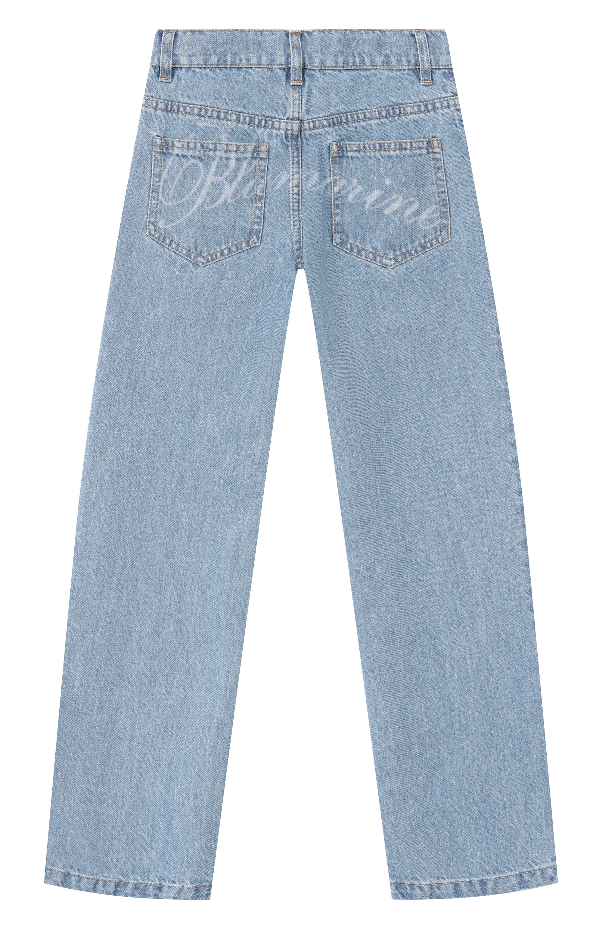 Джинсы BLUMARINE голубого цвета по цене 26750 руб., арт. BFPA0330/DF020_001, фото 2 Джинсы BLUMARINE, арт. BFPA0330/DF020_001, фото 2