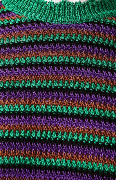 Хлопковый пуловер MIU MIU, арт. MML298-1TH7-F0394, фото 5