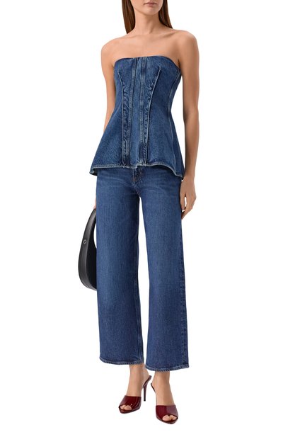 Джинсовый топ-корсет lara AGOLDE, арт. A74031254, фото 2