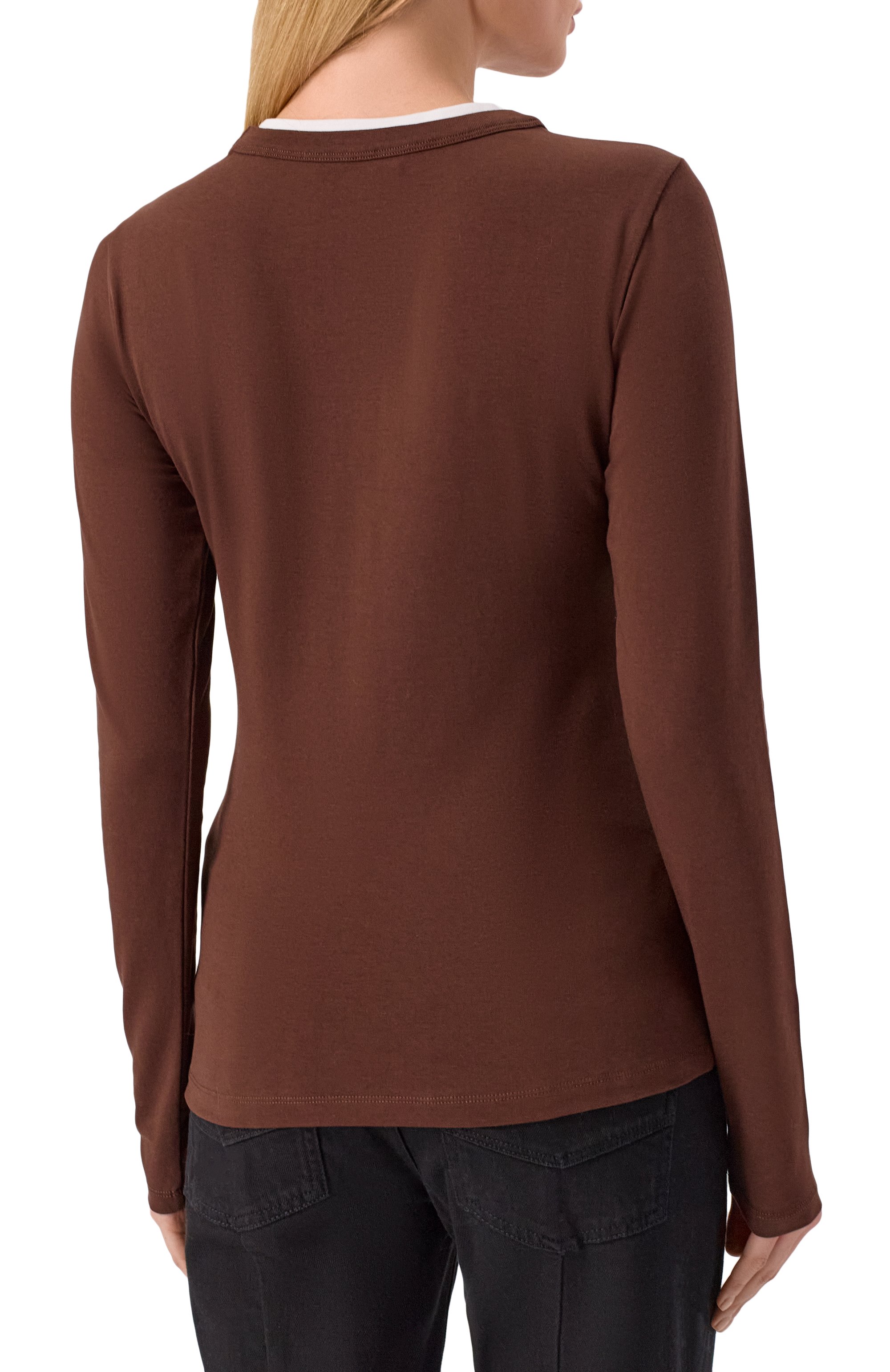 Хлопковый лонгслив DOROTHEE SCHUMACHER, арт. 228324, фото 4