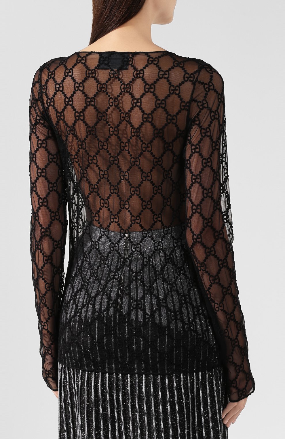 Прозрачный топ GUCCI, арт. 574407/XJA86, фото 4