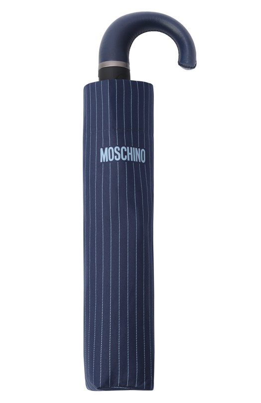 Складной зонт Moschino 8509-PINSTRIPE-T0PLESS Синий  8509-PINSTRIPE-T0PLESS Фото 5