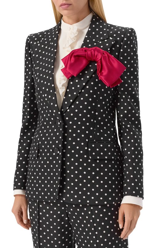 Жакет из вискозы Valentino 6B0CE46598S Чёрный  6B0CE46598S Фото 3