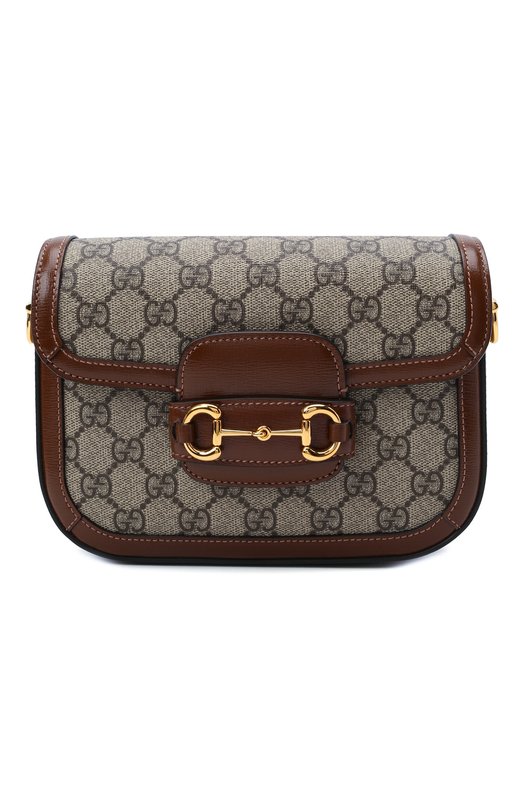 Сумка GG 1955 Horsebit Gucci 658574/HUHHG Коричневый 658574/HUHHG