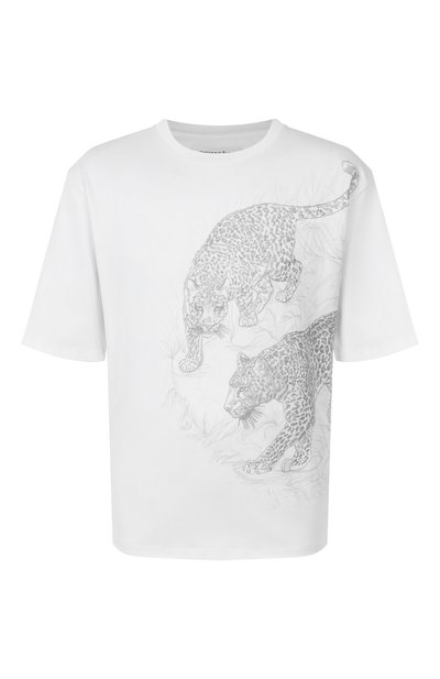 Мужская хлопковая футболка STEFANO RICCI, арт. MNH5204430/LUXT