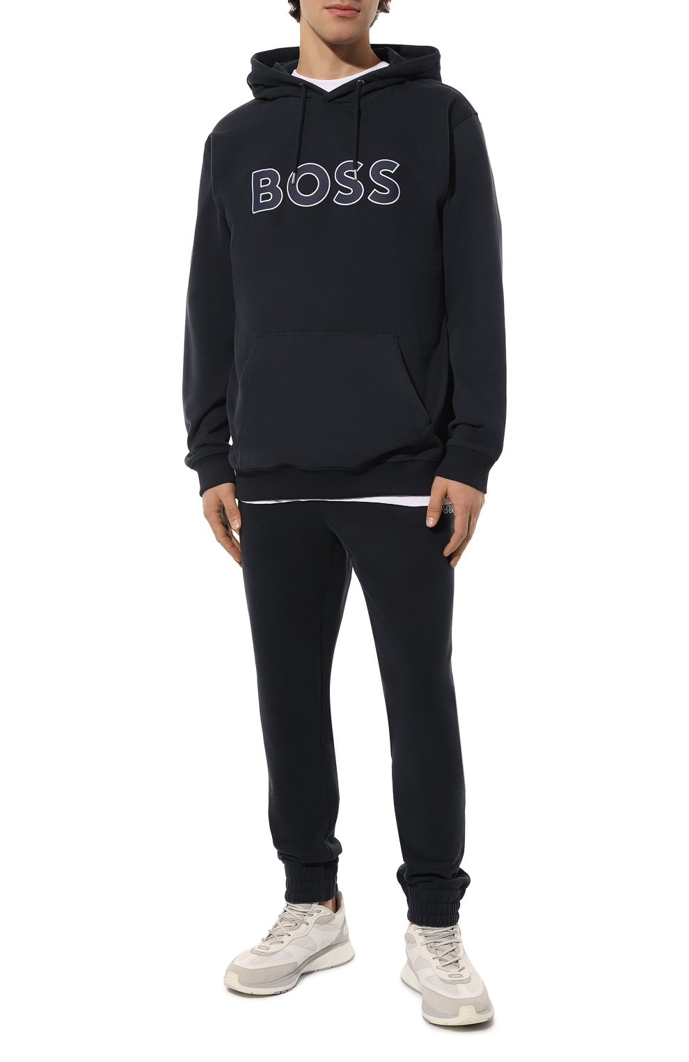 Хлопковое худи BOSS ORANGE, арт. 50483453, фото 2