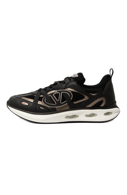 Комбинированные кроссовки VLogo Easyjog Valentino 5Y0S0I25FWS/ Чёрный  5Y0S0I25FWS/ Фото 4