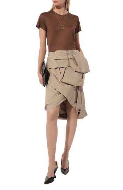 Хлопковая юбка DRIES VAN NOTEN, арт. 010834-8329, фото 2