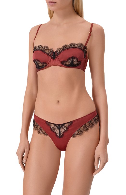 Бюстгальтер-балконет Kiki De Montparnasse C001BR106 Бордовый  C001BR106 Фото 2