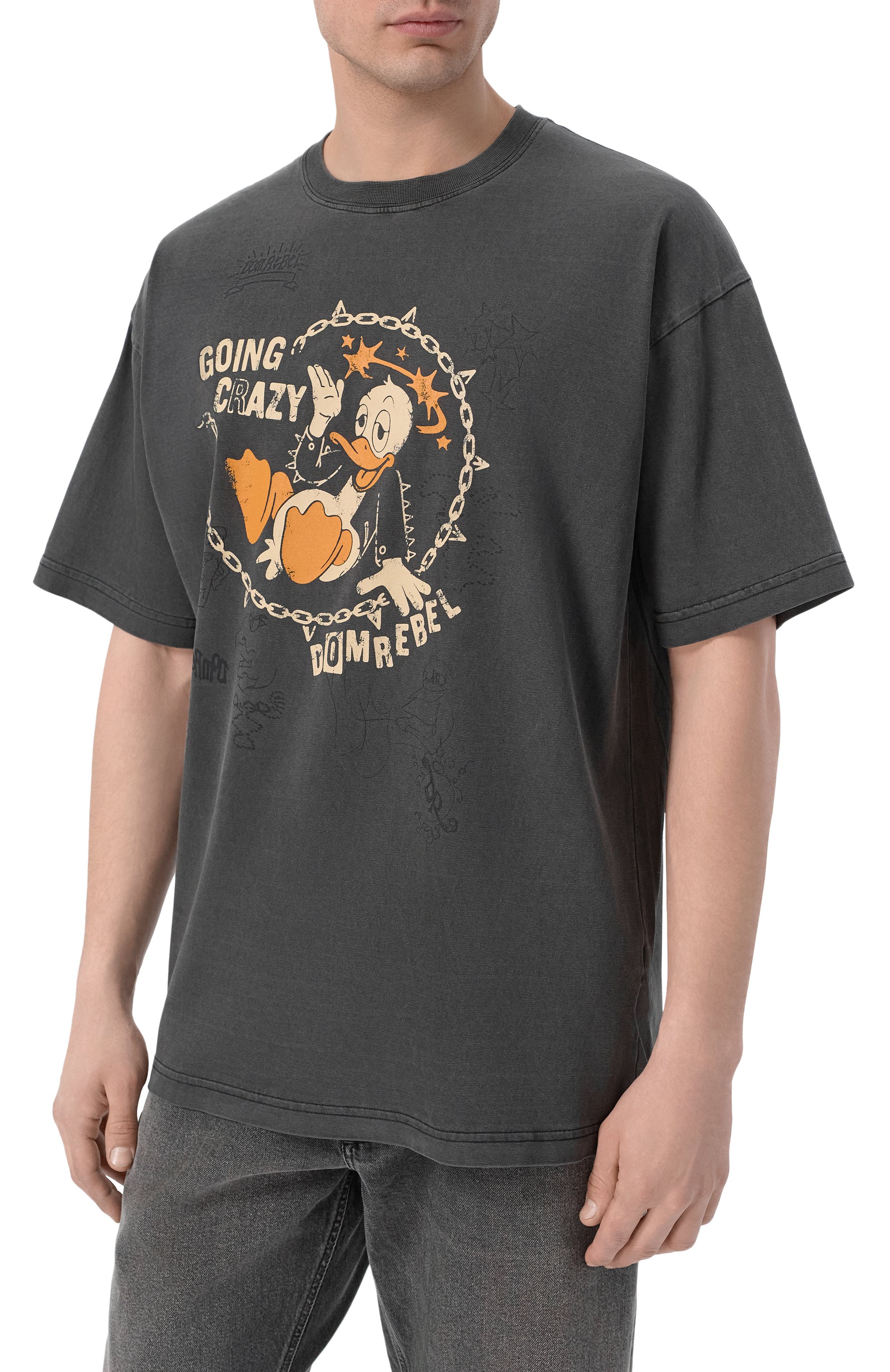 Хлопковая футболка DOMREBEL, арт. M CRAY/T-SHIRT, фото 3