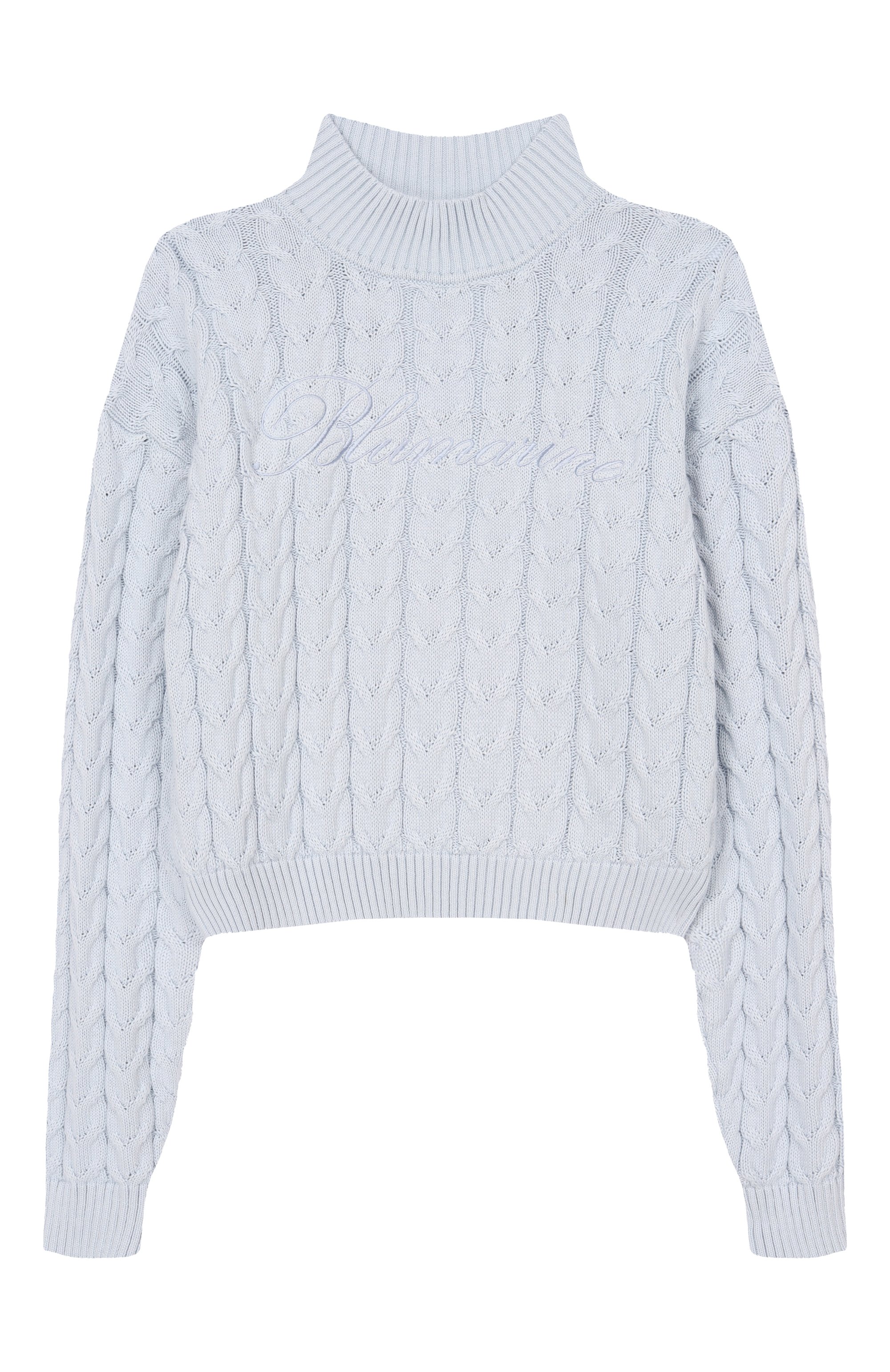 Свитер из хлопка и шерсти BLUMARINE, арт. BFMA013C/FL011/14A-16A, фото 1