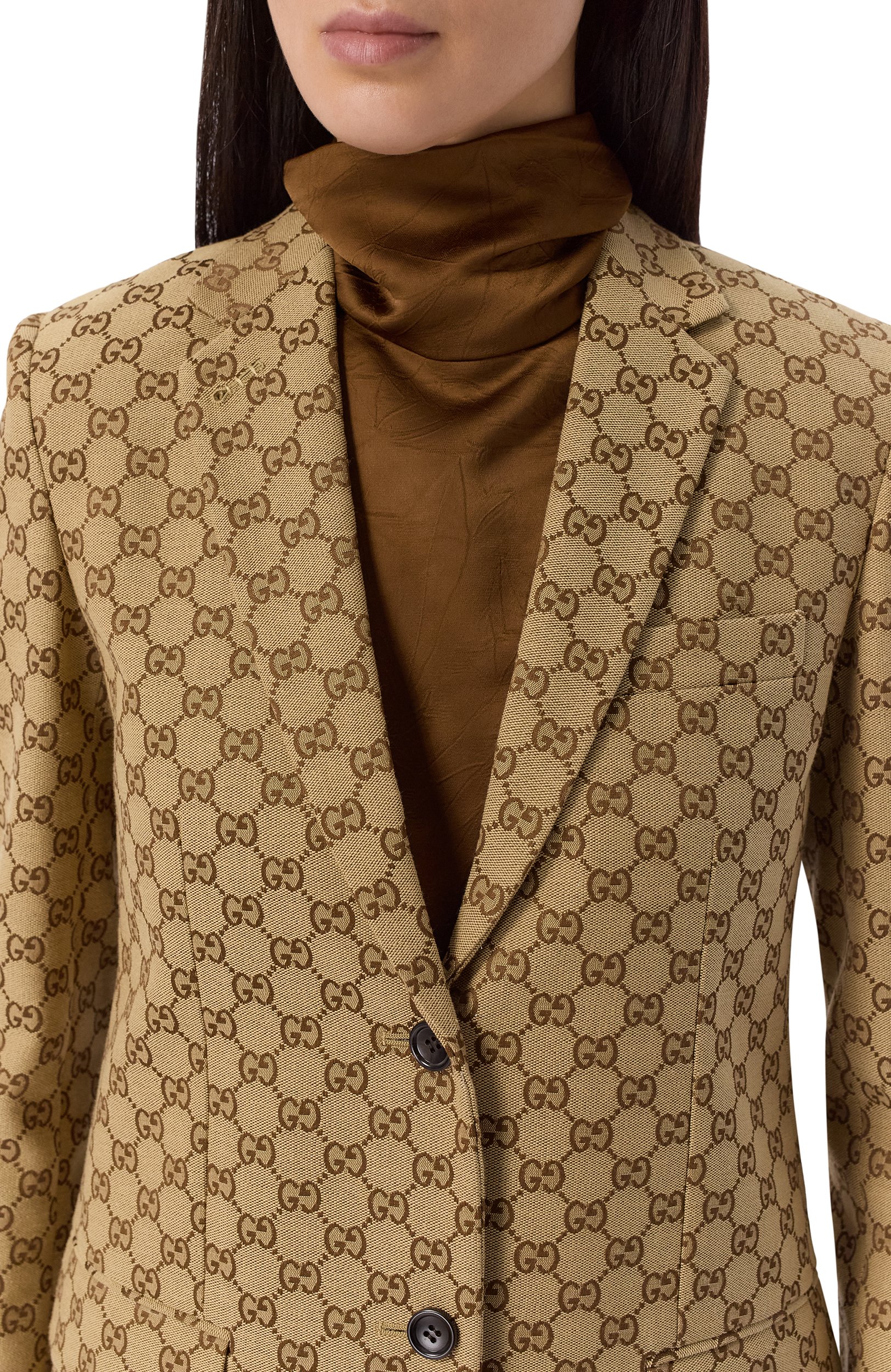 Хлопковый жакет GUCCI, арт. 785972/ZAF4S, фото 5