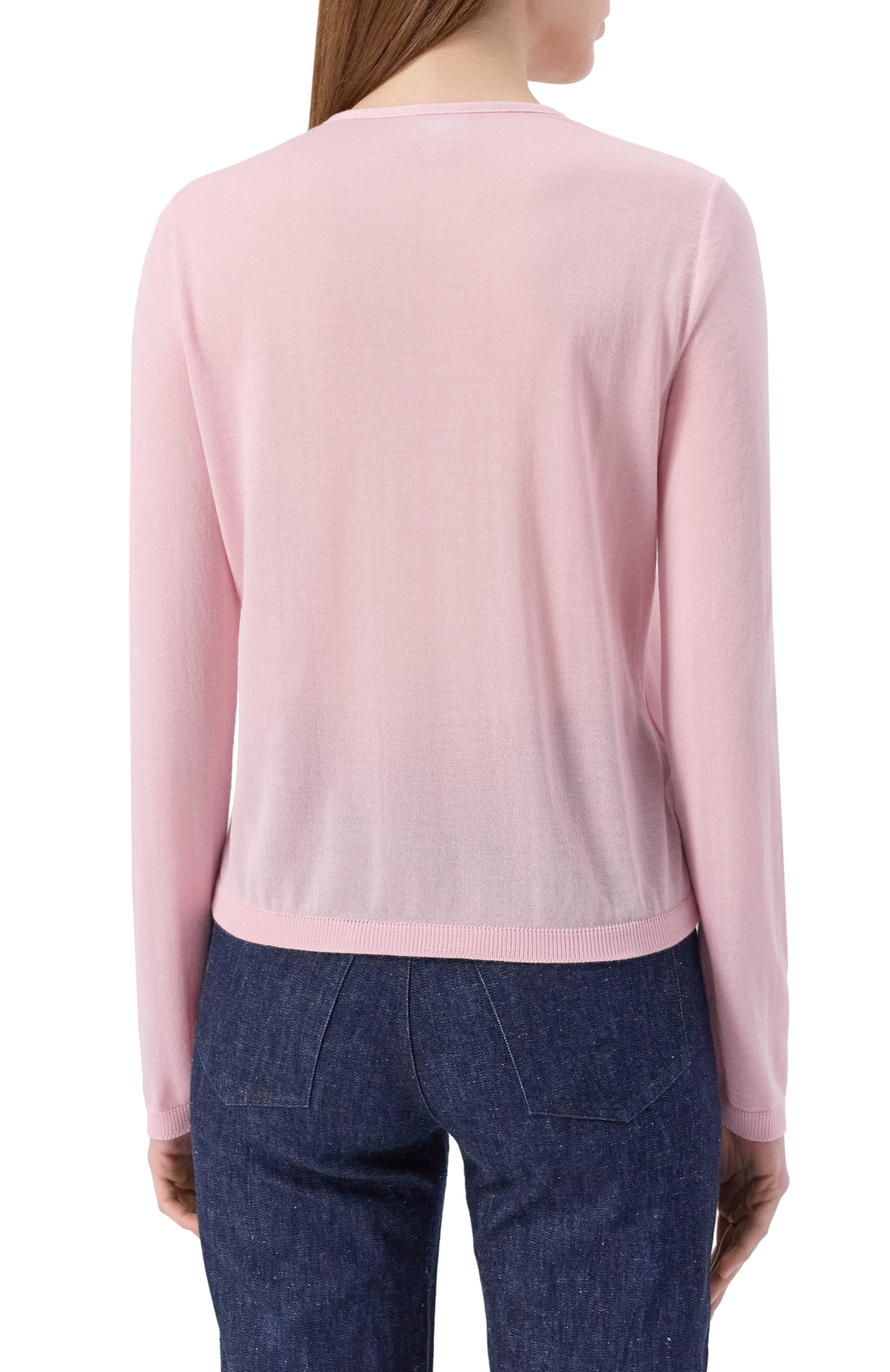 Кардиган из кашемира и шелка GIAMBATTISTA VALLI, арт. 25FWPVCM0M17/02CAS, фото 4