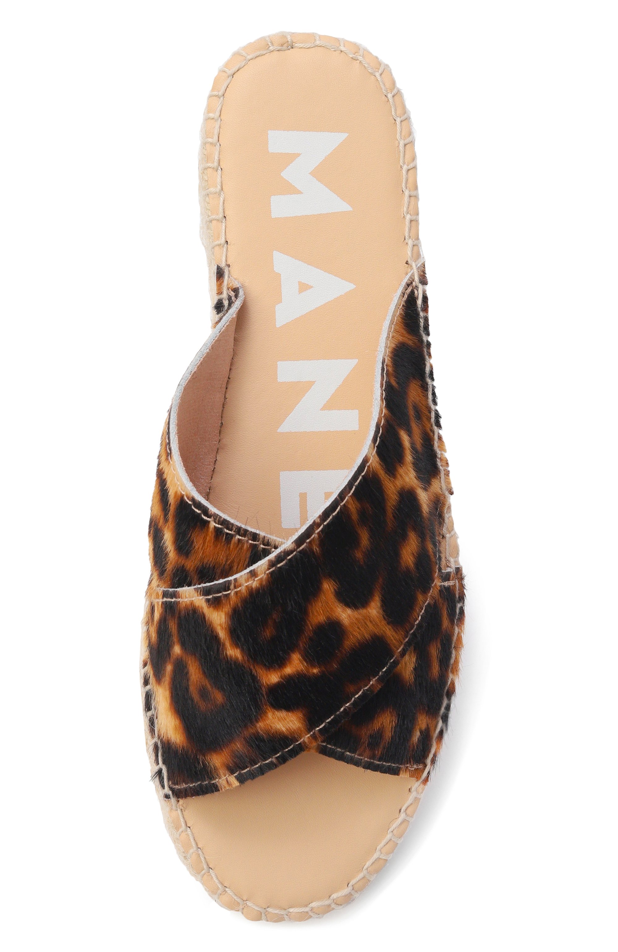 Кожаные шлепанцы MANEBI, арт. D 6.2 DX/CALF HAIR, фото 6