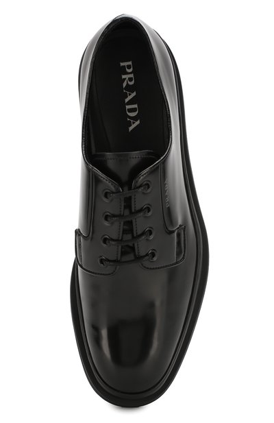 Кожаные дерби PRADA, арт. 2EE311-P39-F0002, фото 5