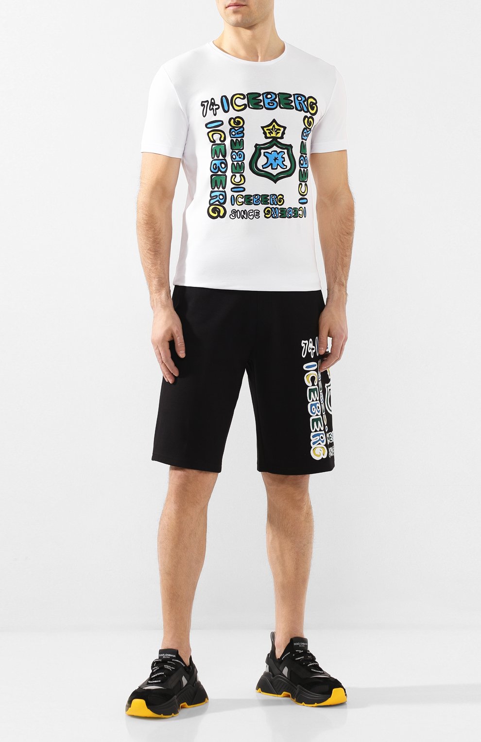 Хлопковые шорты ICEBERG, арт. 20E I1P0/D012/6311, фото 2