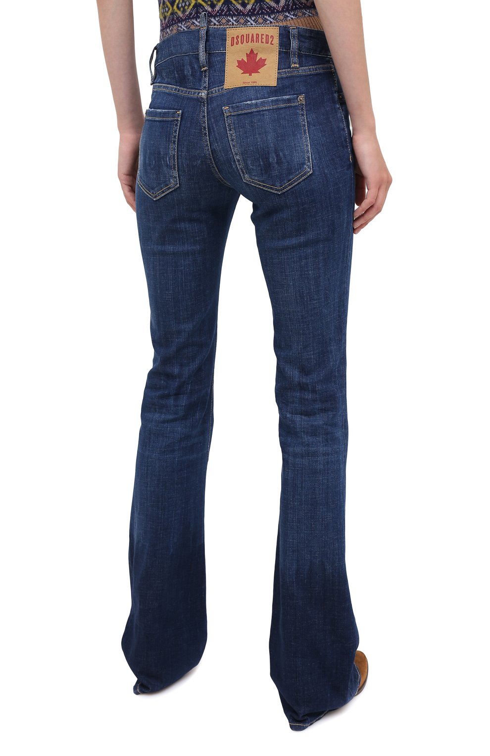 Джинсы DSQUARED2 синего цвета по цене 36350 руб., арт. S75LB0399/S30342, фото 4 Джинсы DSQUARED2, арт. S75LB0399/S30342, фото 4