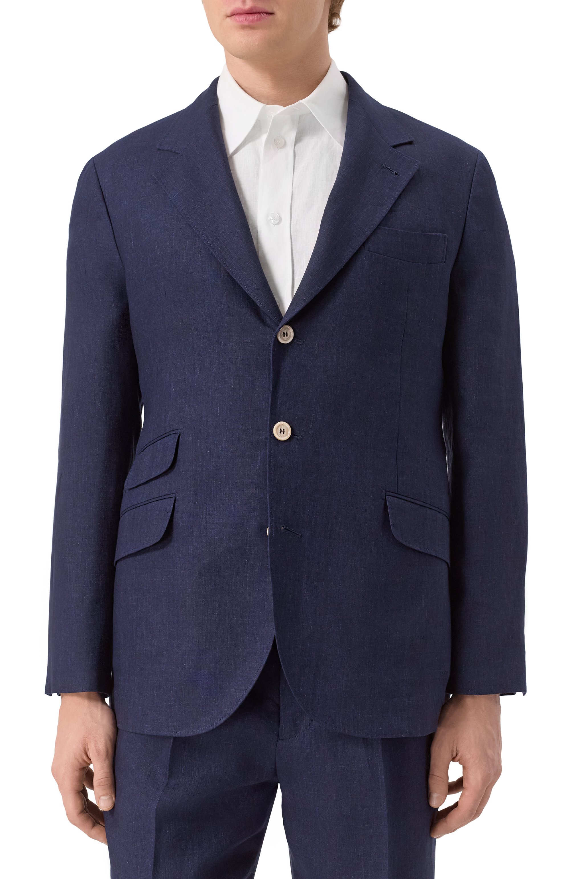 Льняной костюм BRUNELLO CUCINELLI, арт. MB430LDWH, фото 3