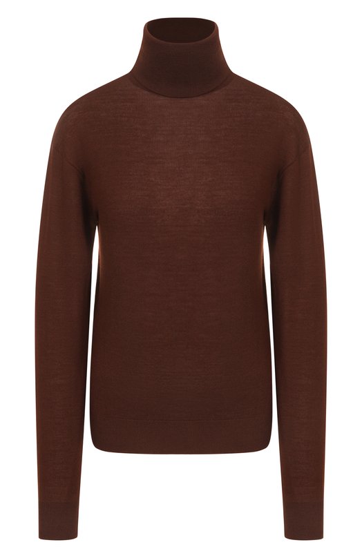 Водолазка из шерсти и кашемира Saint Laurent 840802/YAPK2 Коричневый 840802/YAPK2