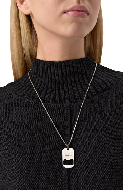 Подвеска NUMBERING серебряного цвета по цене 19250 руб., арт. 5831, фото 2 Подвеска NUMBERING, арт. 5831, фото 2