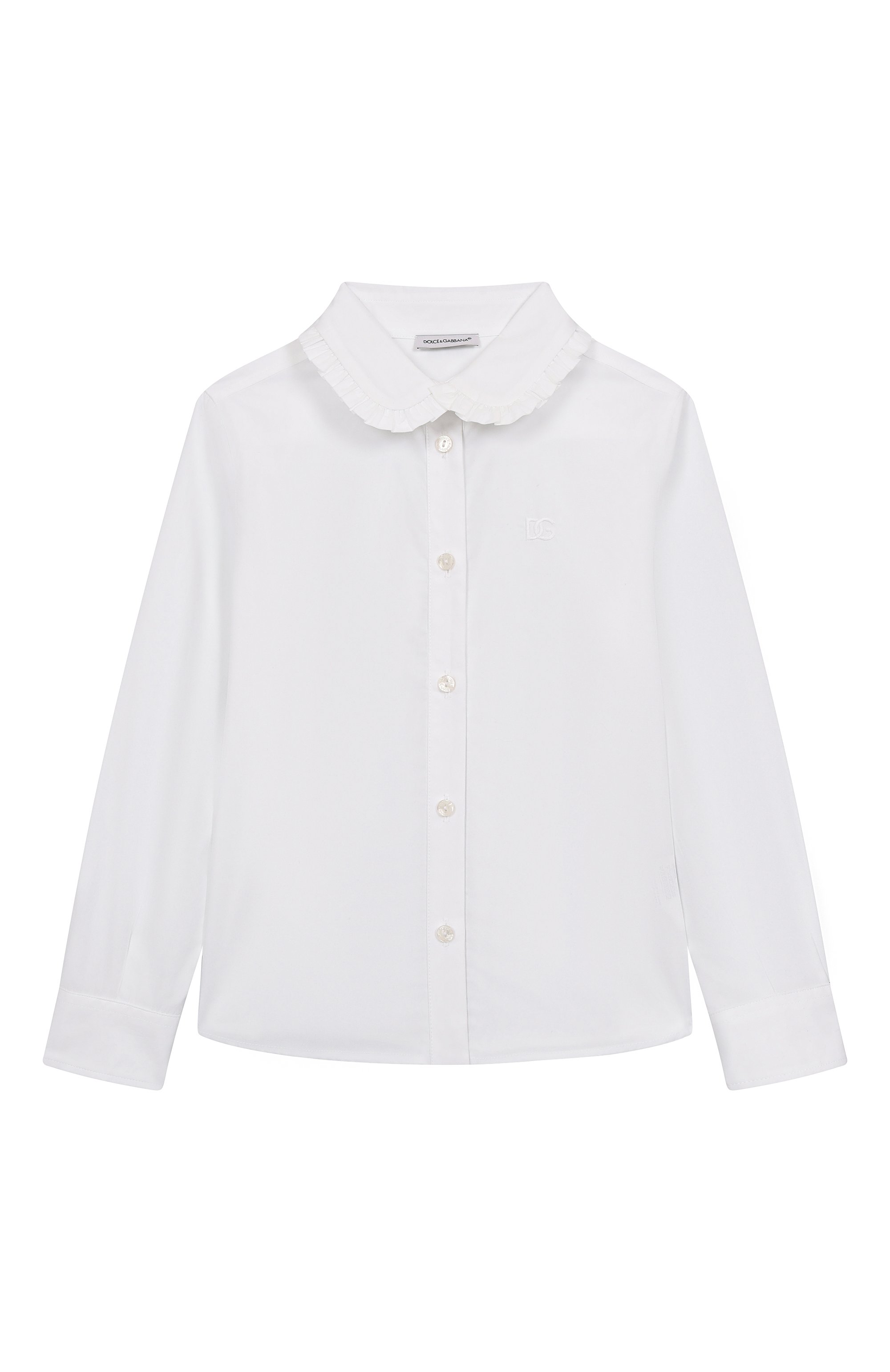 Хлопковая блузка DOLCE & GABBANA, арт. L56S36/FU5WJ/8-12+, фото 1