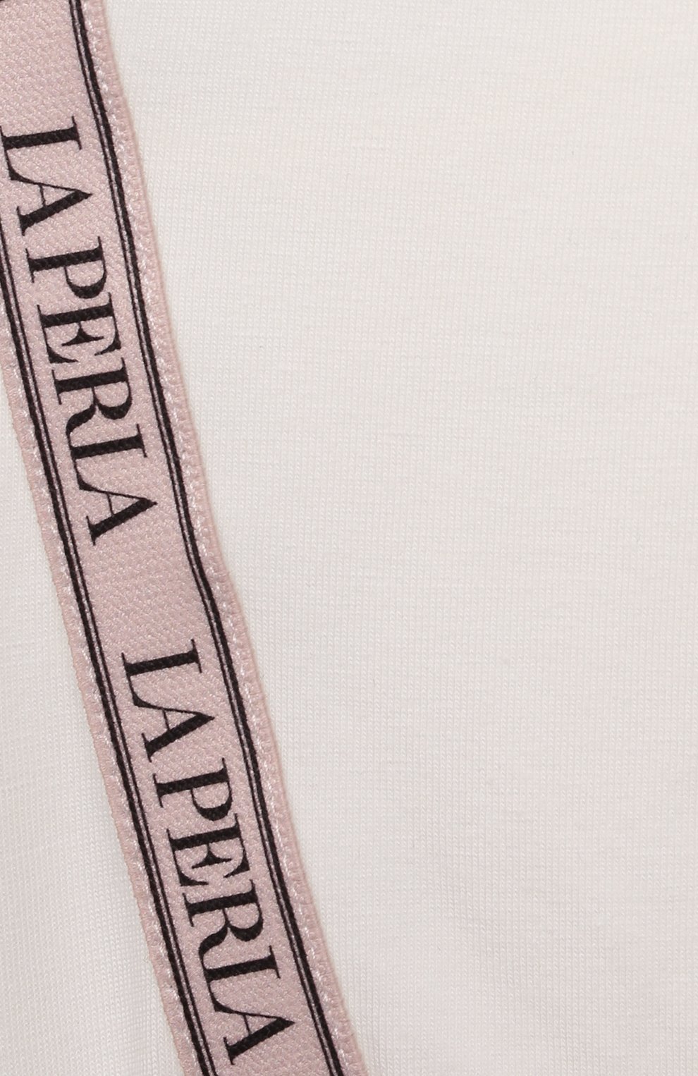 Хлопковый топ LA PERLA белого цвета по цене 6140 руб., арт. 55959/8A-14A, фото 3 Хлопковый топ LA PERLA, арт. 55959/8A-14A, фото 3