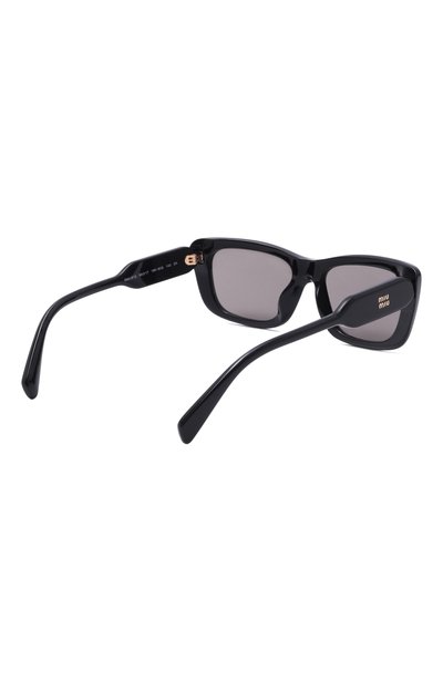 Солнцезащитные очки MIU MIU черного цвета по цене 53700 руб., арт. B12S-16K80Q, фото 3 Солнцезащитные очки MIU MIU, арт. B12S-16K80Q, фото 3