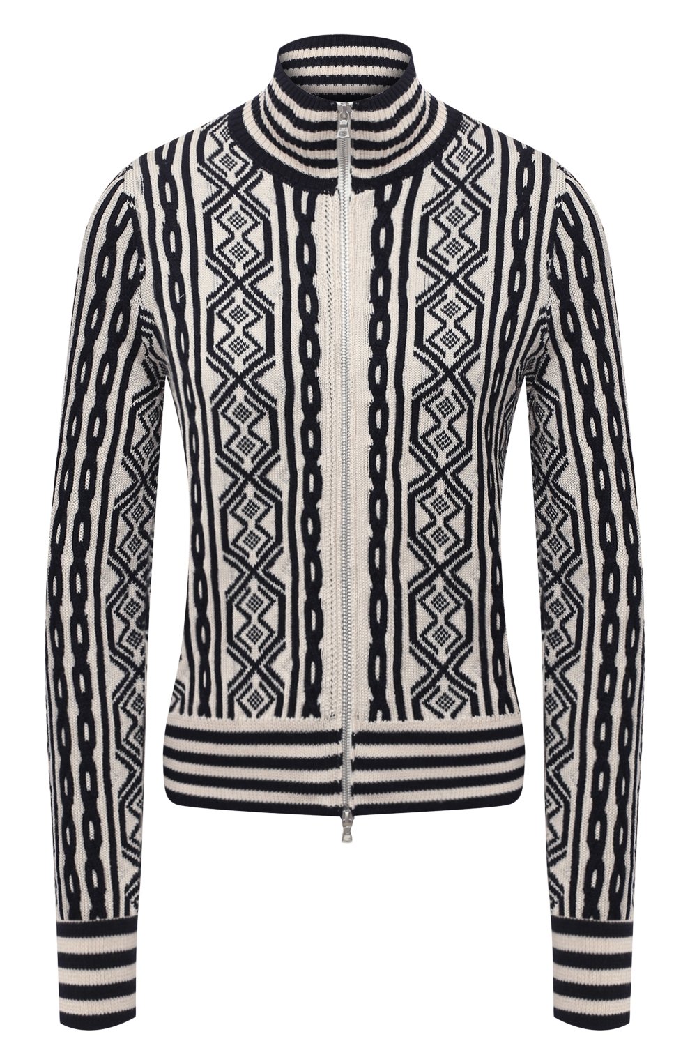 Шерстяной кардиган DRIES VAN NOTEN белого цвета по цене 72650 руб., арт. 202-11256-1700, фото 1 Шерстяной кардиган DRIES VAN NOTEN, арт. 202-11256-1700, фото 1