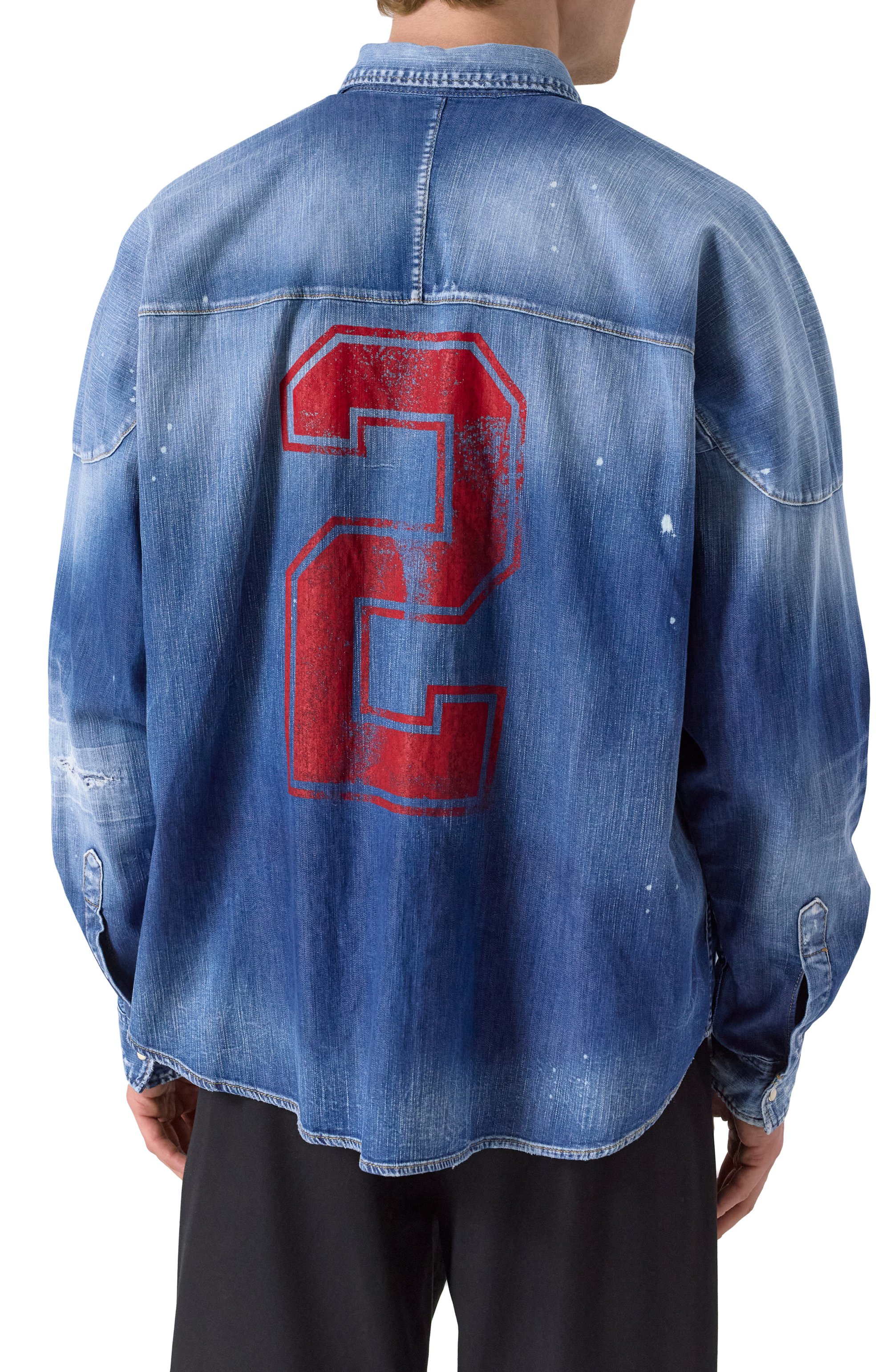 Джинсовая рубашка DSQUARED2, арт. S71DM0773/S30341, фото 4