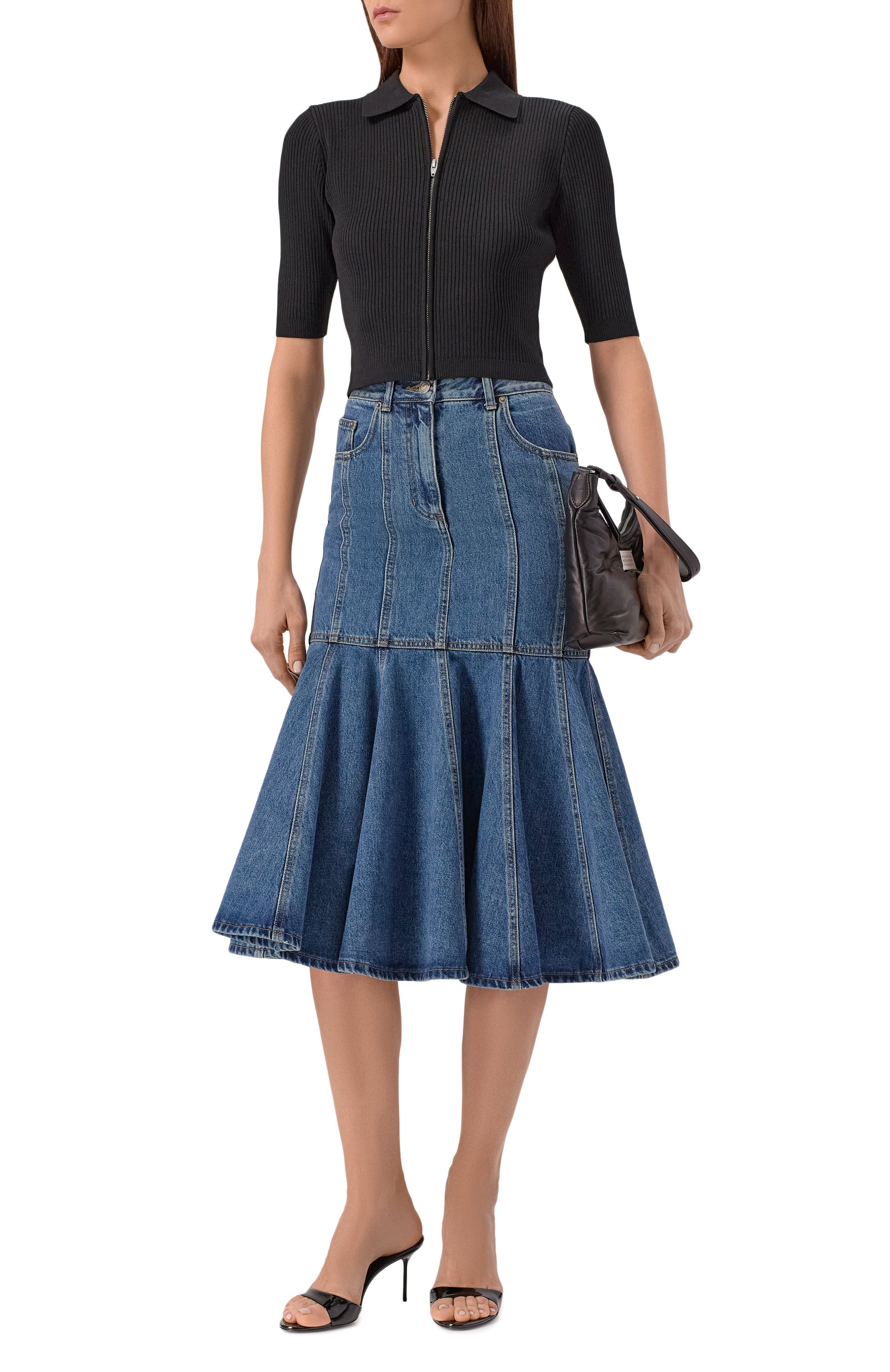 Кардиган JUUN.J черного цвета по цене 55450 руб., арт. JW635AW01, фото 2 Кардиган JUUN.J, арт. JW635AW01, фото 2