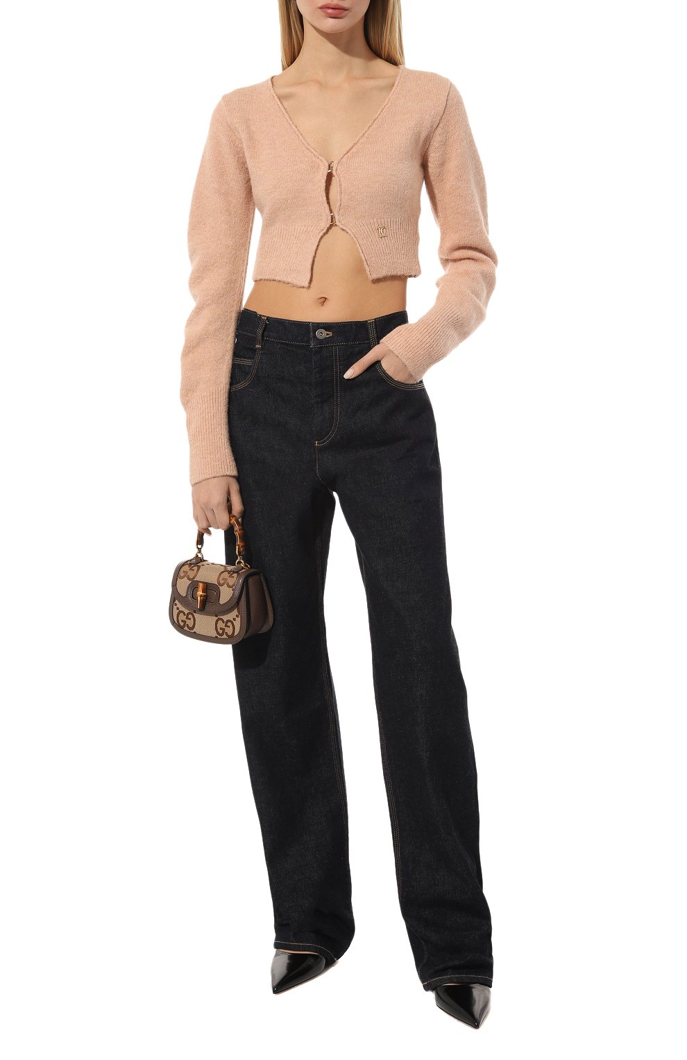 Сумка gucci bamboo 1947 mini GUCCI, арт. 686864 UQLBT, фото 7