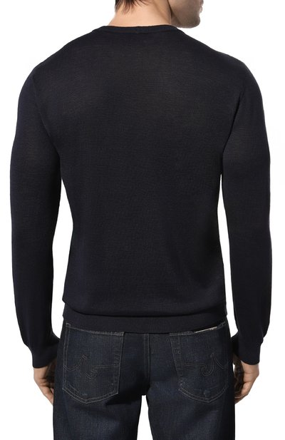 Джемпер изо льна и шелка GIORGIO ARMANI, арт. 3DSMB2/SMB2Z, фото 4